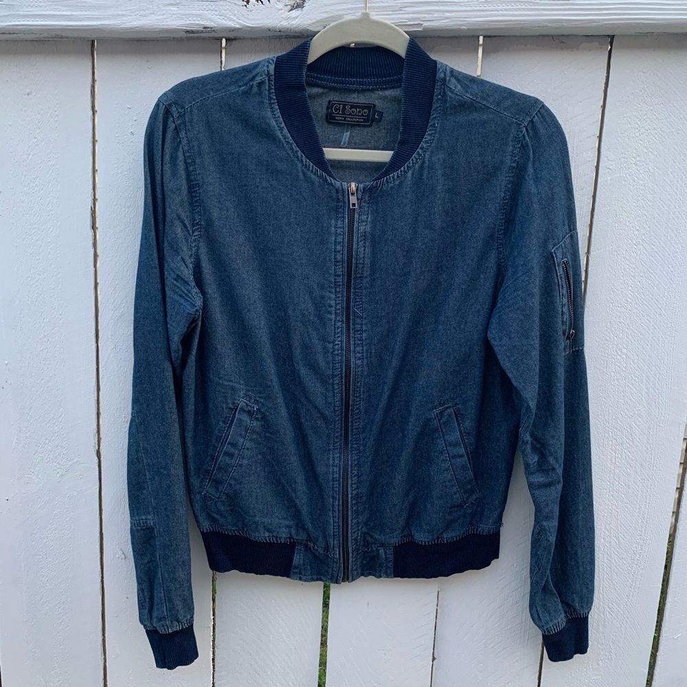 CI SONO BOMBER‎ JEAN JACKET